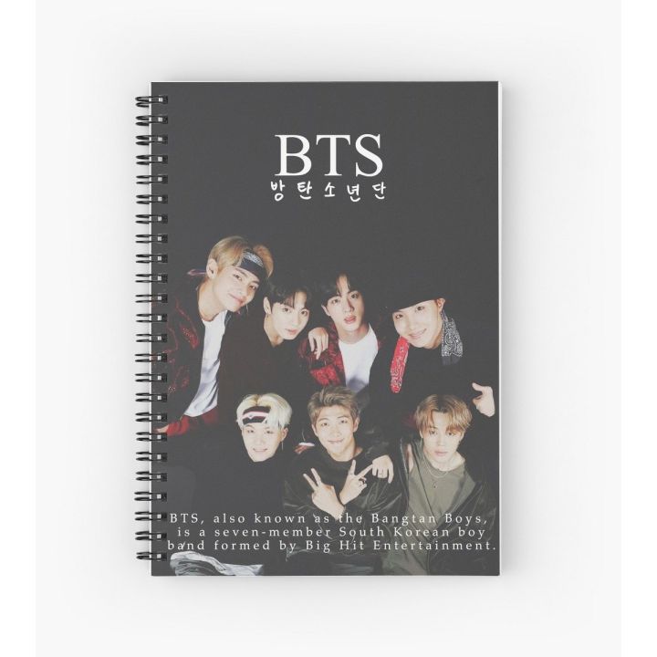BTS Logo Printed Notebooks