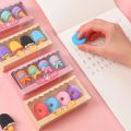 Cute Fancy Eraser For Girls Boys - Art Eraser Set - Cute Fancy Eraser For Kids - Cartoon School Supplies Kindergarten Drawing Gift Unicorn Eraser - Donut - Ice-Cream - Lollipop - Popsicle Shape. 