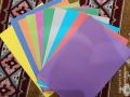 Colour sheets pack of 50 A4 size, Colorfull sheets A4 size, Mix color printing paper sheets size A4.. 