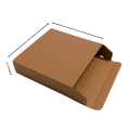 Pack of 20 - 6x1.5x6 inches Brown Square Packaging Box - 3 Ply Rigid Corrugated Plain Box. 