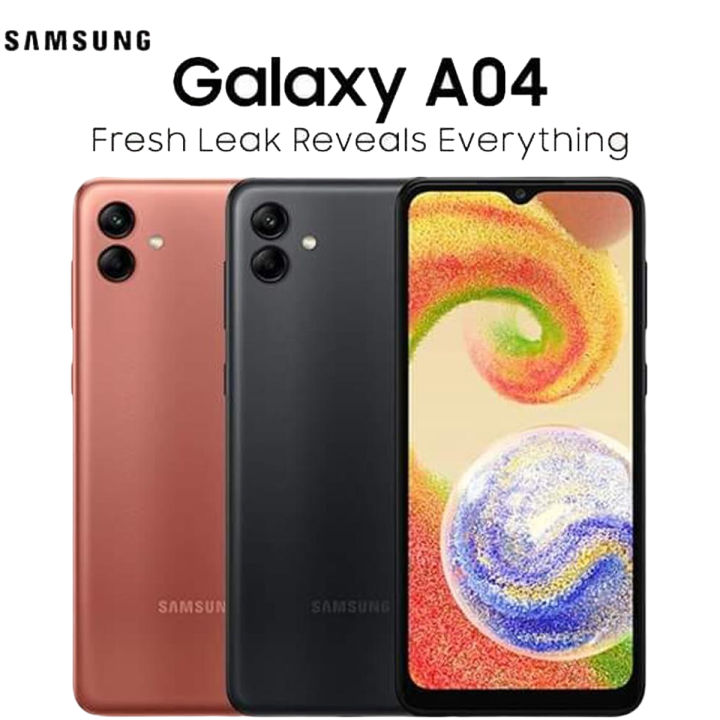 Samsung Galaxy A04 - 6.5" Inch Display - 4GB RAM - 64B ROM