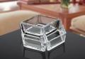 Star Puzzle Set-Set of 3-Transparent Glass. 