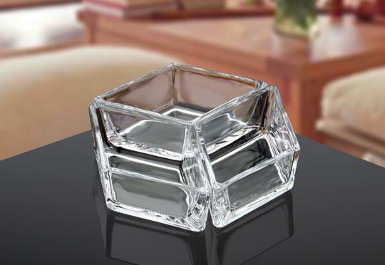 Star Puzzle Set-Set of 3-Transparent Glass
