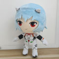 25cm Ayanami Rei Plush Toy Doll Cartoon Anime Plush Toy Kawaii Evangelion Plush Doll EVA Soft Stuffed Room Decor Kid Xmas Gifts. 
