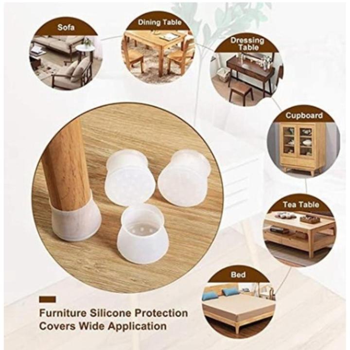 Full Stock Table Chair Leg Mat Silicone Non-slip Table Chair Leg