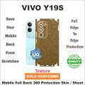 VIVO Y19s full Back 360 Protection skin wrap / protection sheet with camera and 4 sides protection top quality. 
