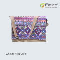 Jute Bag, Laptop Bag, Soft Handles, with Laminated Interior, Generous Capacity I FLAIRE. 