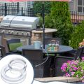 2Set Umbrella Hole Rings Umbrella Hole Ring with Cap Sleeve Umbrella Plug Cap Sleeve Outdoor Table Hole Cover Dust Plug. 
