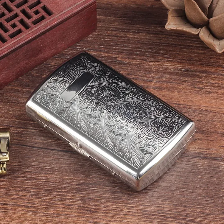 Metal%20Cigarette%20Case%20Men's%20Silver%20Cigarette%20Box%20Men%20Women%20Cigarette%20Case%2016%20Cigarette%20Case%20Stainless%20Steel%20Small%20Cigarette%20Case%20for%20Men%20Women%20Cigarette%20Box%20Metal%20Cigarette%20Case%20Silver%20%20Premium%20Quality%20Silver%20-%20Image%205