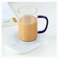 Techmanistan Set of 6 - Glass Cups with Multicolor Handles - 330ml, Glass Coffee Mug, Glass Coffee Mugs with Handle, Beverage Mugs, Drinking Glass, Crystal Clear Transparent Tea Cup Mug. 