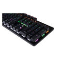 Mechanical Gaming keyboard HP GK100 RGB & Clicker keyboard Gaming keyboard USB Wired Lightings RGB Keyboard blue switches. 