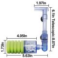 Aquarium Filter,Ultra Quiet Aquarium Biochemical Sponge Filter Fish Tank Air Pump Betta Fry Aquarium Fish Tank Water Fall Double Foam Sponge Filters. 