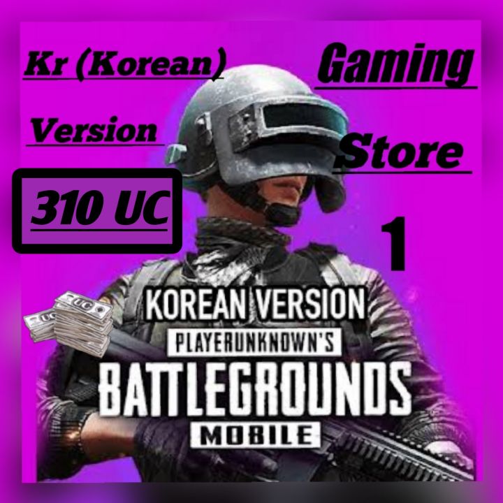 310 UC PUBG KOREAN (Kr) VERSION FASTEST DILEVERY