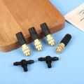 1/5pcs 4/7 PVC Misting Cooling System Garden Watering 1/4'' Brass Atomizer GJCUTE. 