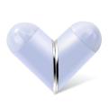 Eco-friendly Compact Fashion Contact Lenses Storage Box Plastic Contact Lenses Case Love Heart Shape for Women. 