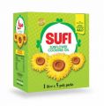 Carrefour Sufi Sun Flower Cooking Oil 1Litre (Pack of 5) (36093). 