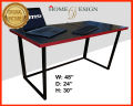 Gaming Table Portable Folding 2x4 Feet Black & Red. 
