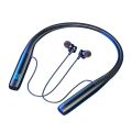 Bluetooth Headphones, Retractable Headset IPX5 Sweatproof Wireless Bluetooth Earbuds with Microphone, Vibration Call, Stereo Noise Cancelling Earphones for Running Workout Sports. 