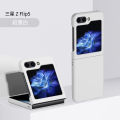 Applicable to Samsung Z Flip5/4/3 Phone Case Foldable Screen Find N3 Flip PC Oil Injection Skin Feeling Protective Shell. 