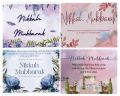 Greeting Card pack of 4 with envelope and 4sticker best gift happy birthday card nikkah mubbarak card anniversary card wedding card charismas card bridal shower card. 
