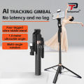 A101 Gimbal Stabilizer Tripod Auto Face Tracking AI Shooting Wireless Remote Selfie Stick Built-in Fill Light 360° Rotation Phone Holder for Vlogging YouTube TikTok Live Streaming Travel Photography Best Smartphone Gimbal Stabilizer Extendable. 