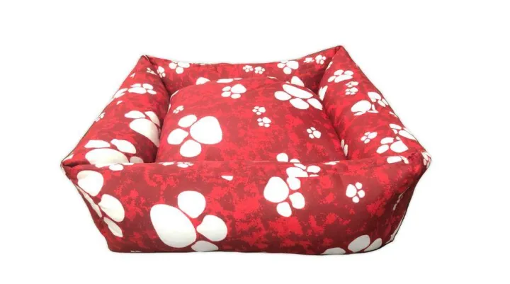 Puppy%20/Cats%20relax%20%20Printed%20%20Beds%20-%20Red%20-%20Image%203