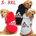 【KuaKe Mall】Big Clothes Sweatshirt Winter Warm Adidog Dog Clothing For Labrador Yorkies Medium Large French Dog Hoodie. 