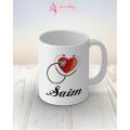 Dr saim name mug. 