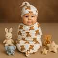 Zeri & Meri Store High Quality Super Soft Summer Newborn Baby Infant Swaddle Wrap Sheet 0-3 month(Random). 