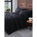 Beddy's Studio Pure Cotton Plain Solid Black Color Quilt Cover Set | 6 Pieces King Size Bed Duvet Cover | Comforter | Blanket | Razai Cover. 