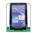 Adjustable Angle Foldable Portable Reading Book Stand Document Holder - green. 