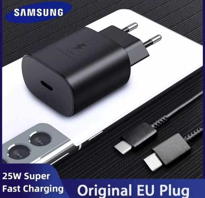 Samsung 25W 45W Super Fast Charger with USB Type C Cable Compatible with Galaxy S22, S21, Note 20, S20 Ultra