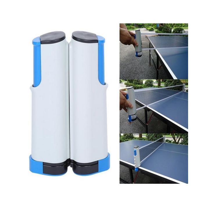Retractable Table Tennis Ping Pong Net Rack - Grey
