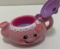 High Quality Fisher price Talking musical pink teapot tested for kids high demand. 