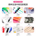 Pen stain remover, ink detergent on laundry, mark watercolor marker, pen oil remover. 