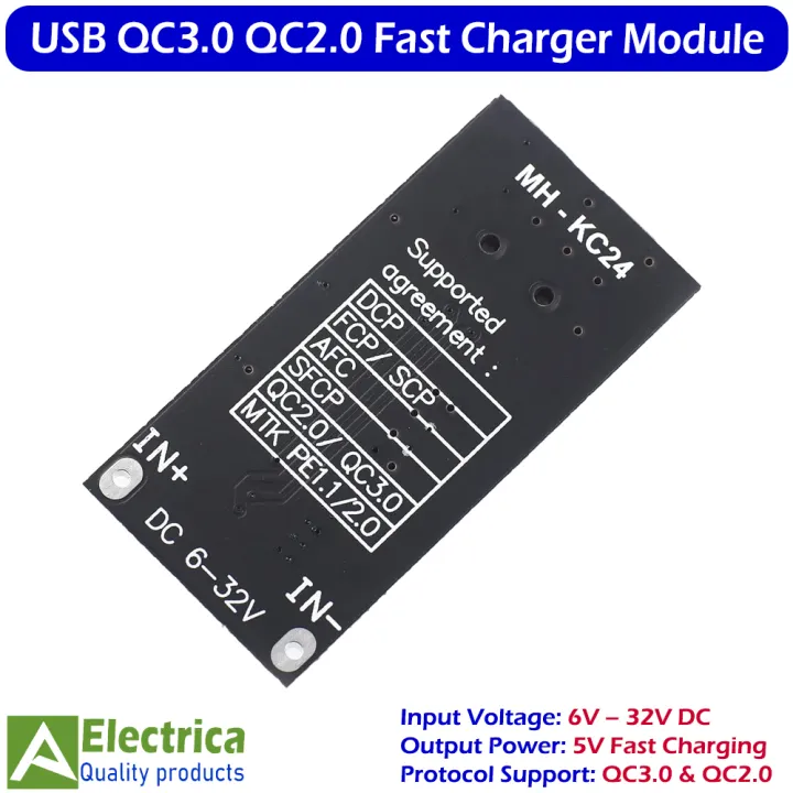 USB%20QC3.0%20QC2.0%20DC-DC%20Buck%20Converter%206V%E2%80%9332V%20to%205V%20Fast%20Mobile%20Charging%20Module%20with%20Overcurrent%20Protection%20by%20Electrica%20-%20Image%203