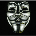 -Halloween Vendetta Masquerade Horror Mask Hacker Male/Female V Character Vendetta Mask. 