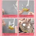 Nano Tape Balloon DIY Kit Fun Tape/ Nano Tape Plastic Bubbles Balloon Two Sided Tape for DIY Craft, Birthday Party Pool Party/1 Nano Tap Roll 3m Length 1 inch Width Double Sided Tap Only Use Hot Air For Soft The Tape & Make Unlimited DIY Craft. 