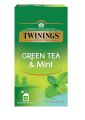 Twinings Green Tea & Mint, 25 Tea Bags (Imported). 