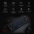 Redragon K530 Pro Draconic 60% Compact RGB Wireless Gaming Mechanical Keyboard, 61 Keys Tenkeyless Designed 5.0 Bluetooth with Red Switches for PC, Tablet, Cell Phone. 
