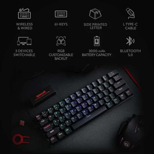 Redragon%20K530%20Pro%20Draconic%2060%25%20Compact%20RGB%20Wireless%20Gaming%20Mechanical%20Keyboard,%2061%20Keys%20Tenkeyless%20Designed%205.0%20Bluetooth%20with%20Red%20Switches%20for%20PC,%20Tablet,%20Cell%20Phone%20-%20Image%205