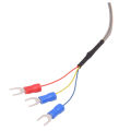 0-400C PT100 Type 5mm x 50mm Thermocouple Probe 2 Meters. 