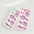 Cute Girl Wave shaped Phone Case Samsung Galaxy A02 A03 Core A03S A04 A04S A10 A10S A11 A12 5G A13 4G A14 A20 A20S A21S A22 A23 A24 Phone Case. 