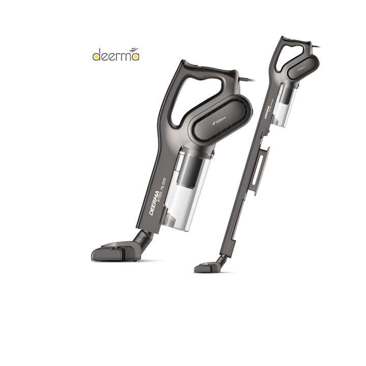 New Deerma DX700/DX700S Ultra Quiet Vacuum Cleaner 2in1 Handheld & Vertical Strong Suction Vacuum Cleaner - 600W - Multicolor