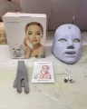 Photon LED face mask |LED Light Therapy Facial Mask | 7 Colours LED Facial Mask, Professional facial light therapy | Skin Rejuvenation, Acne Treatment, and Anti-Aging | led face mask. 