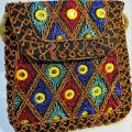 Traditional Pakistani Balochi Sindhi Embroided Multicolor Size 15x12 cm Cultural Wallet Purse Hand Made Golden wire & Mirror Work Handicraft for Females & KidsTraditional Pakistani Balochi Sindhi Embroided Multicolor Size 15x12 cm Cultural Wallet Purse Ha. 