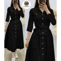 Stylish Pocket Long Frock for Women - Casual Frocks for Women. 