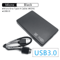 2.5 " HDD Laptop Hard Disk Drive Enclosure Box Sata to USB Portable Super High Speed 3.0 Sata Hard Box. 