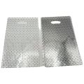TRANSPARENT GOODY BAGS WITH BLACK STARS - PACK OF 10 GOODY BAGS. 