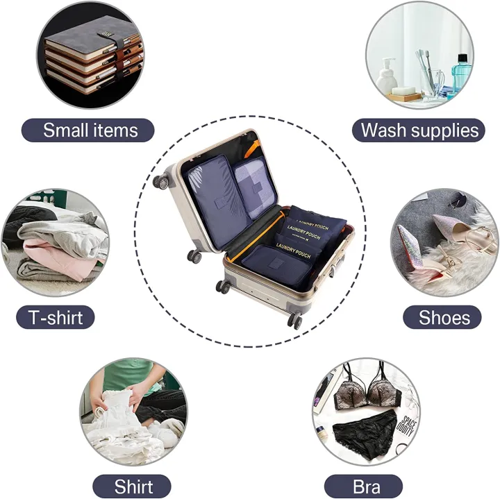 Original%20&%20Imported%206%20pcs%20Travel%20Storage%20Bag%20Set%20Luggage%20Divider%20Container%20Travel%20Suitcase%20Organizer%20Clothes%20Pouch%20Storage%20Case%20-%20Image%206